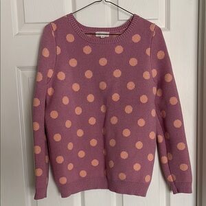 Promesa Pink Sweater with Polka Dots